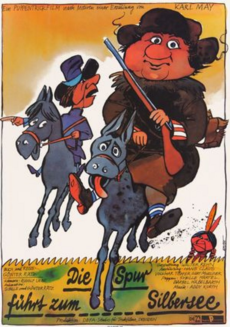 Filmplakat des Films Die Spur führt zum Silbersee