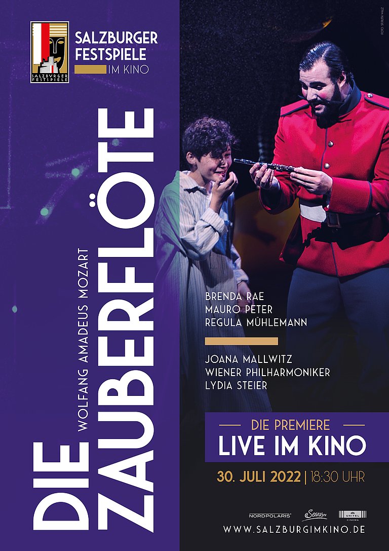 Filmplakat des Films Salzburger Festspiele 2022: Die Zauberflöte (Mozart)