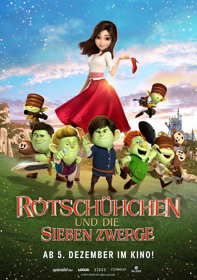 Filmplakat des Films Rotschühchen und die sieben Zwerge