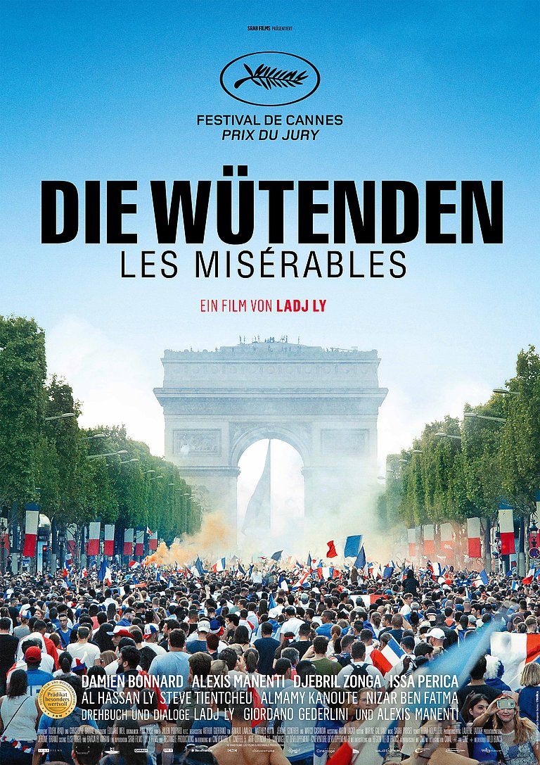 Filmplakat des Films Die Wütenden - Les Misérables
