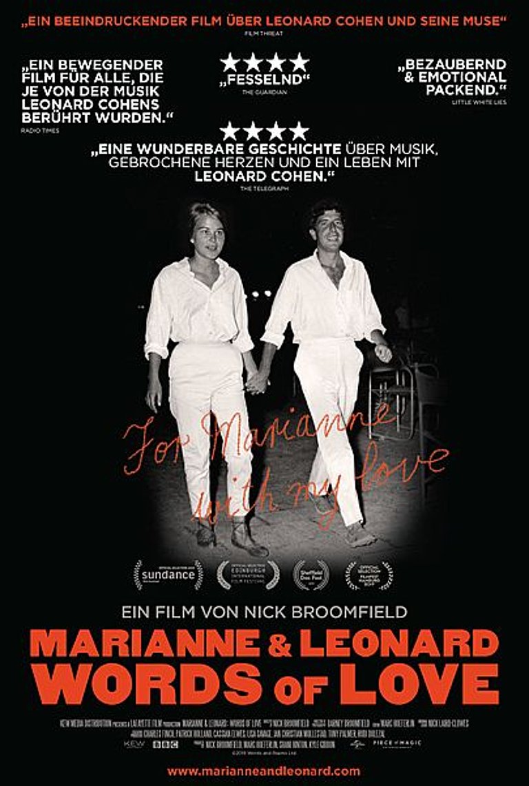 Filmplakat des Films Marianne & Leonard - Words Of Love