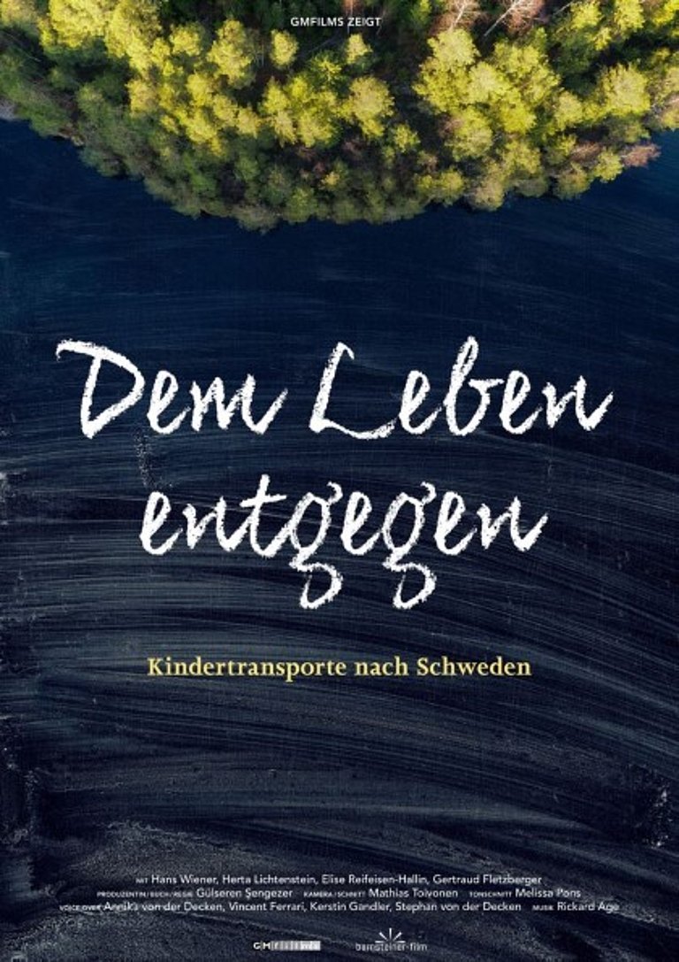 Filmplakat des Films Dem Leben entgegen - Kindertransporte nach Schweden