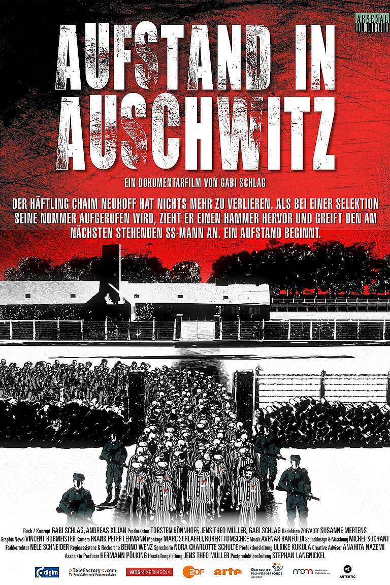Filmplakat des Films Aufstand in Auschwitz