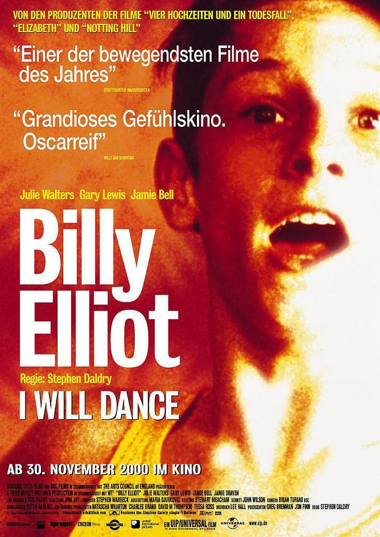 Filmplakat des Films Billy Elliot - I Will Dance