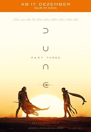 Filmplakat des Films Dune: Part Three - Early Fan Preview