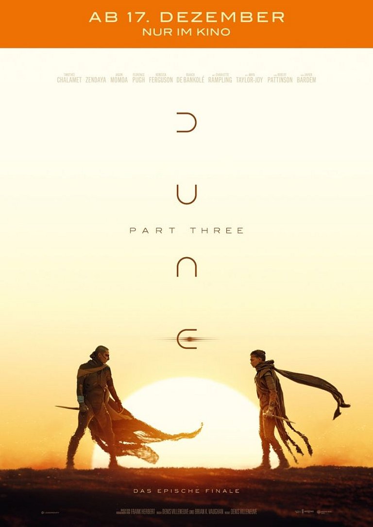 Filmplakat des Films Dune: Part Three - Early Fan Preview