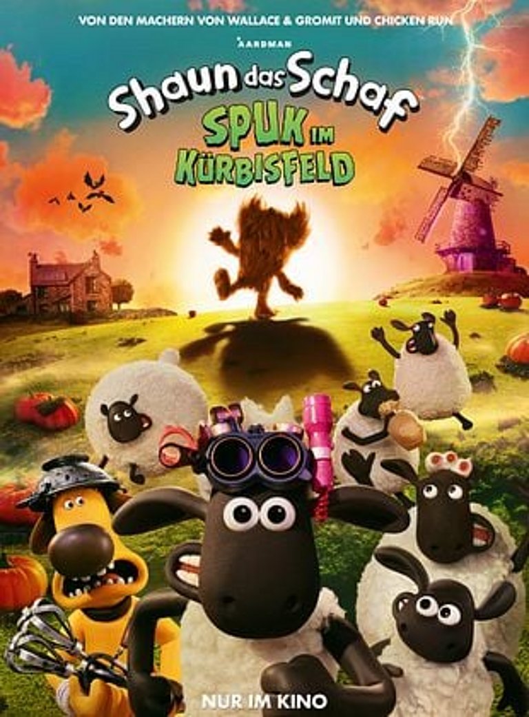 Filmplakat des Films Kinderferienkino 1: Shaun das Schaf - Spuk im Kürbisfeld