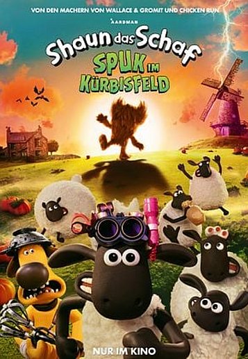 Filmplakat des Films Kinderferienkino 1: Shaun das Schaf - Spuk im Kürbisfeld