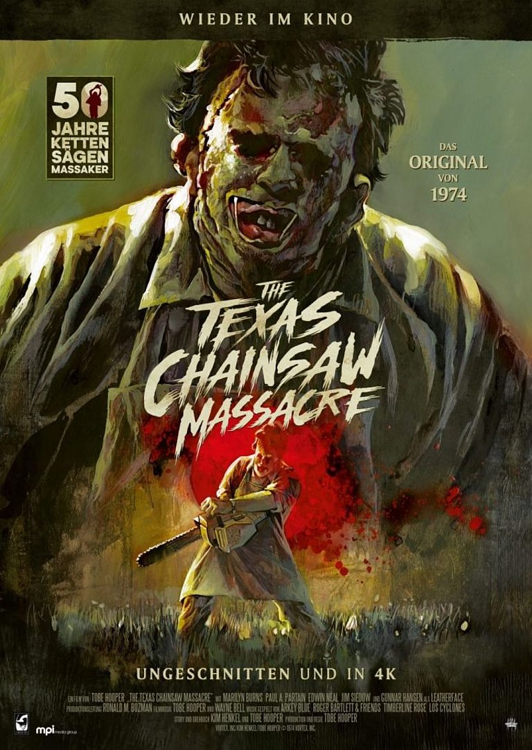 Filmplakat des Films Texas Chainsaw Massacre 50th Anniversary